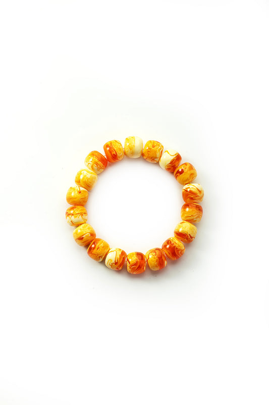 Natural Amber Sunflare Bracelet