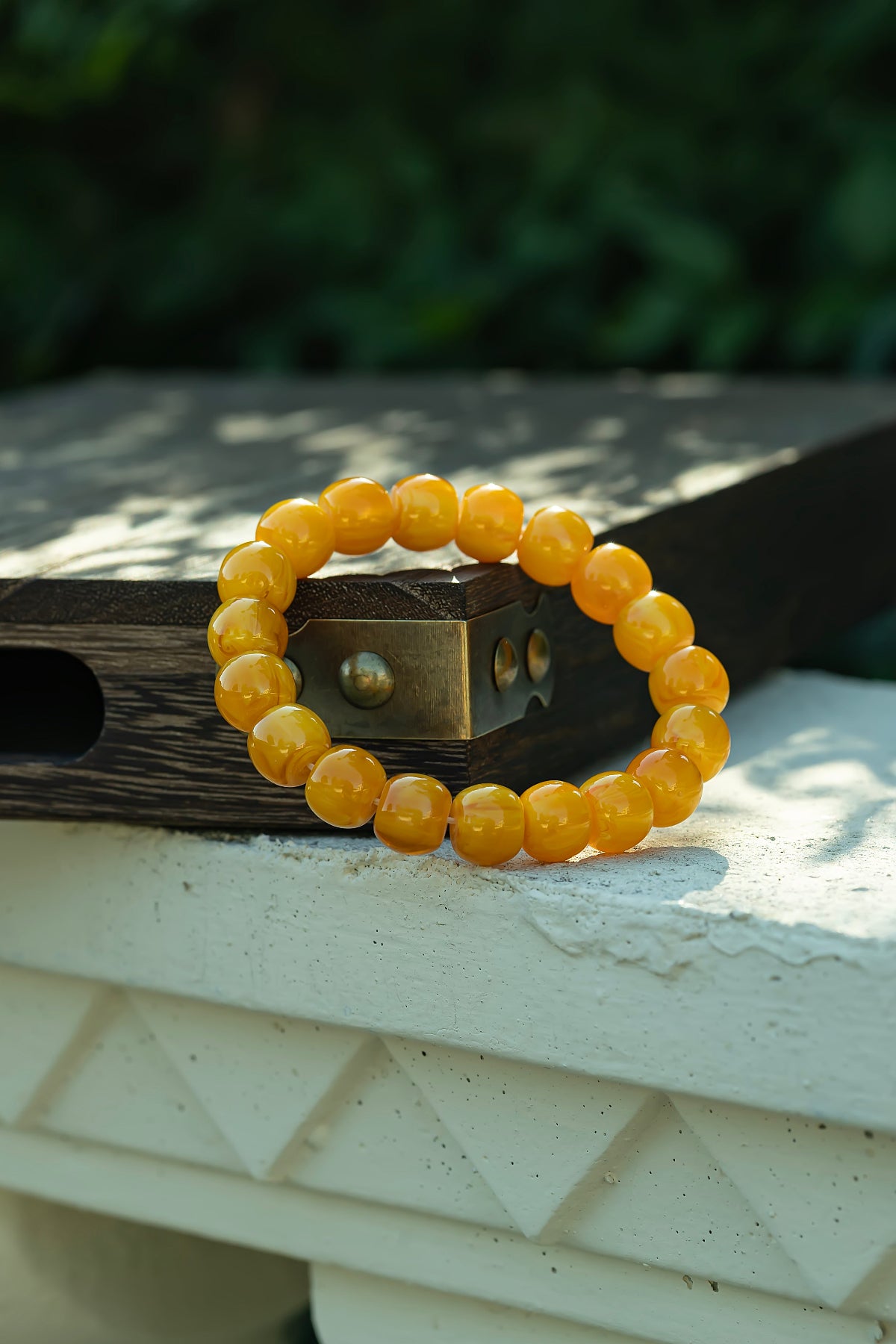 Natural Amber Honey Bracelet