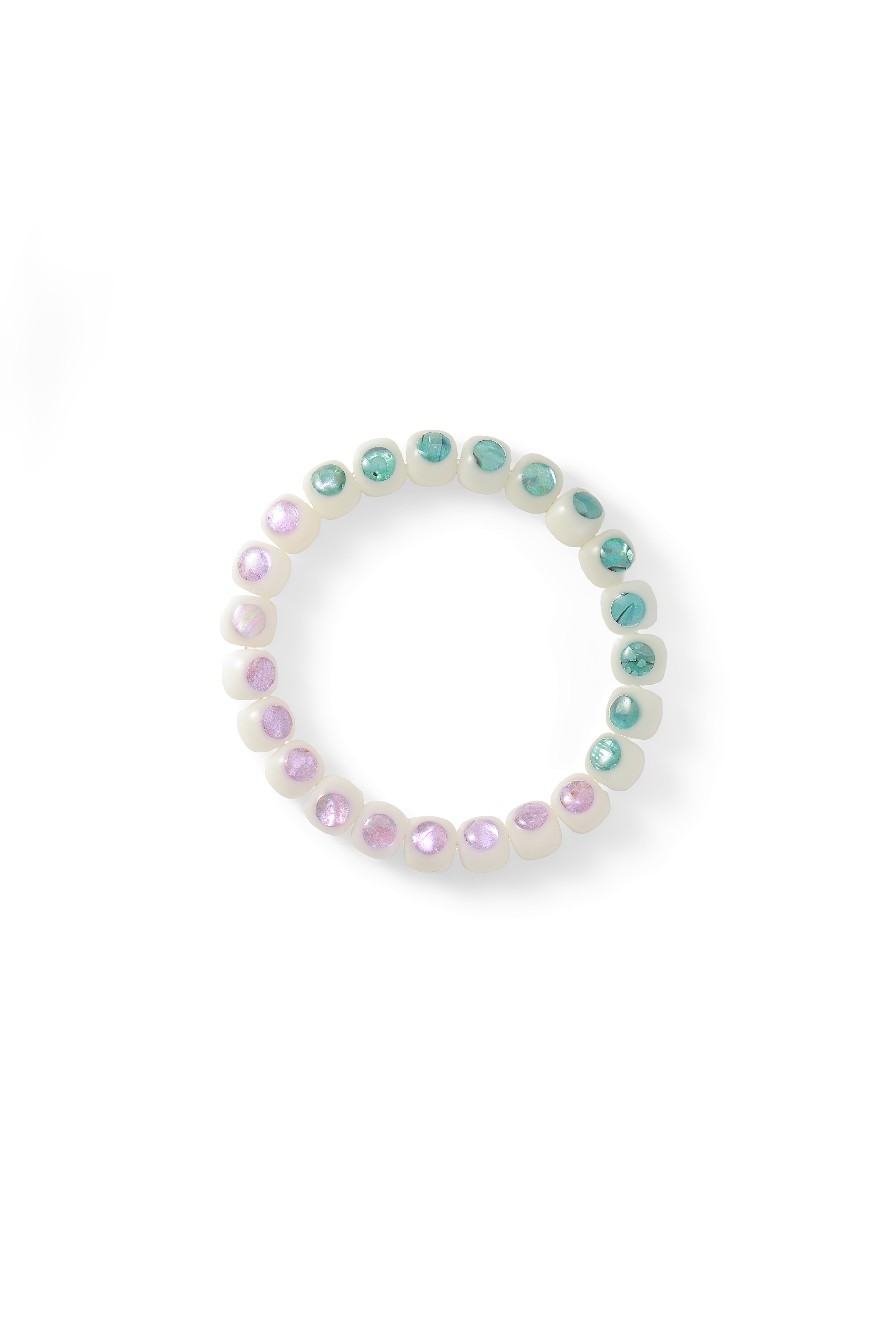 Iridescent fidget bracelet