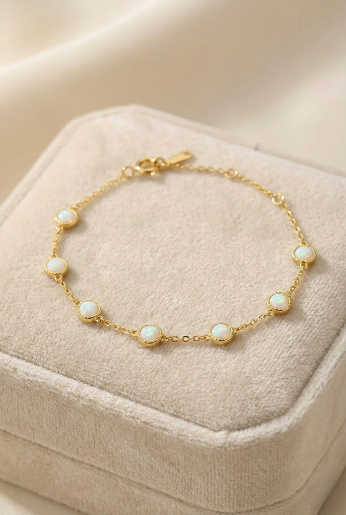 Opal Celestine Bracelet