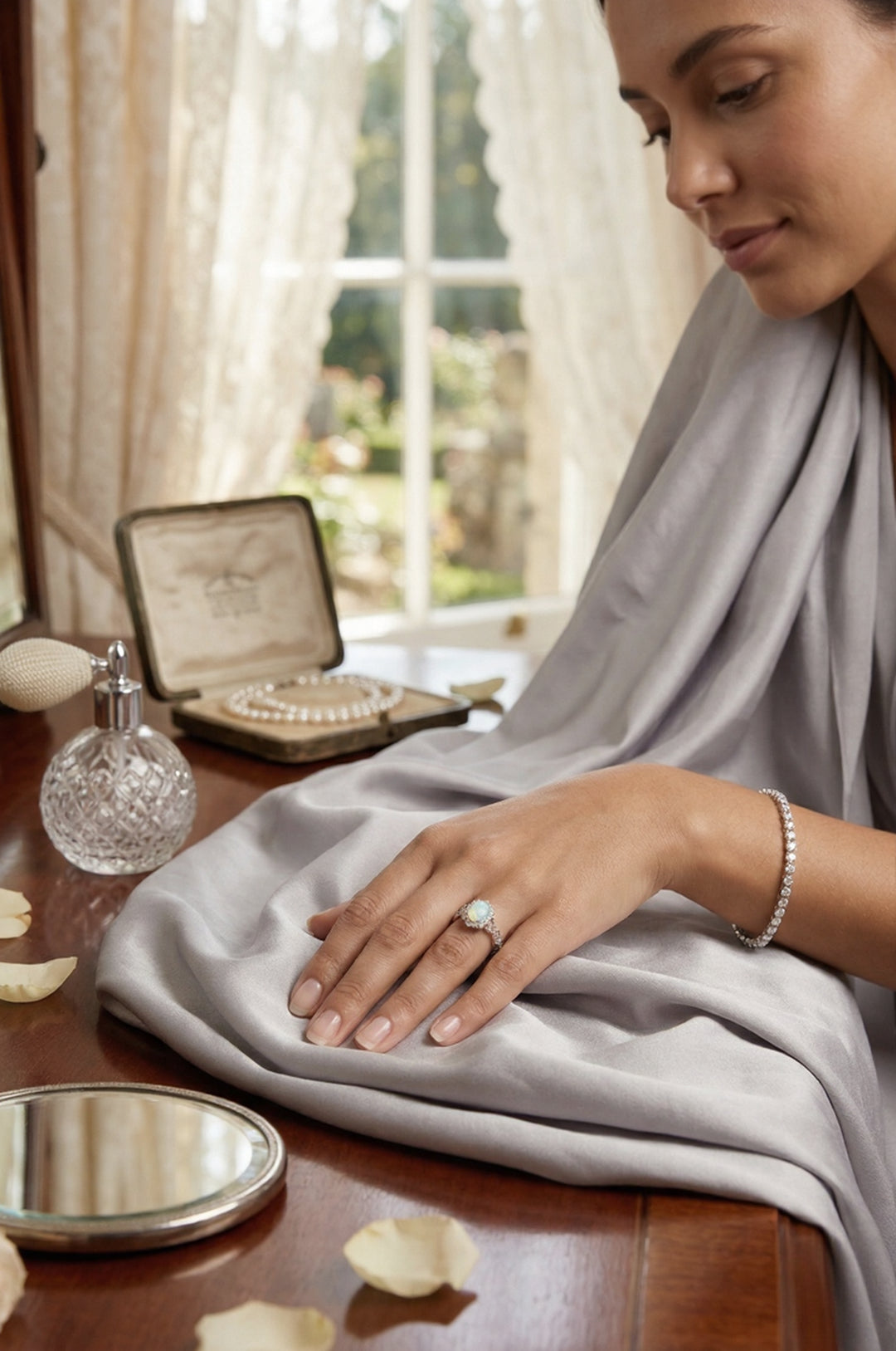 Lumière Opal Ring