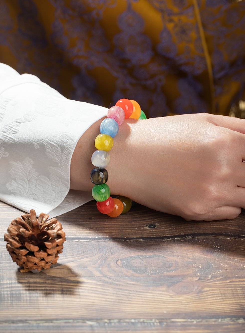 Carousel Macaron Fidget Bracelet
