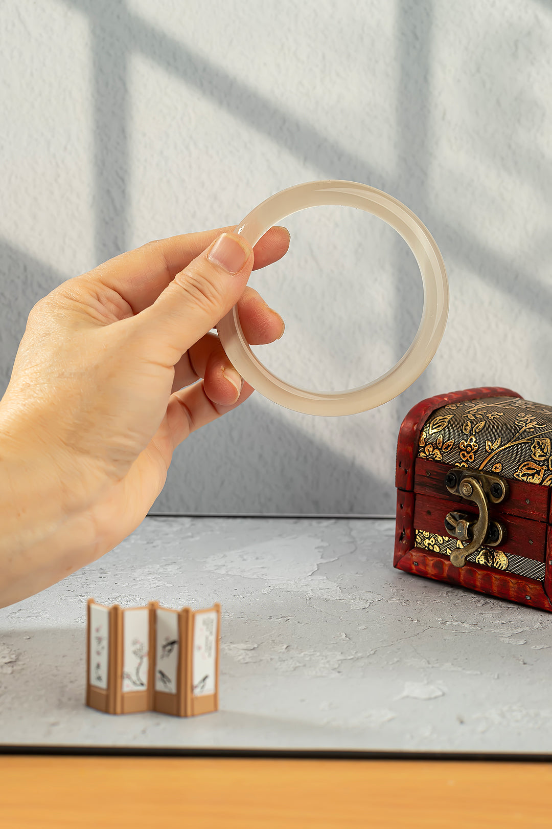 Jade Ivory Bangle