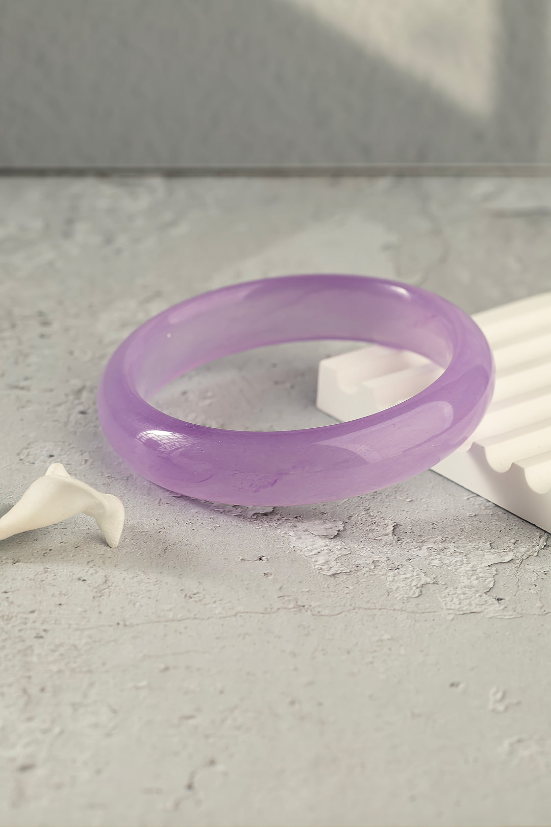 Jade Lilac Bangle