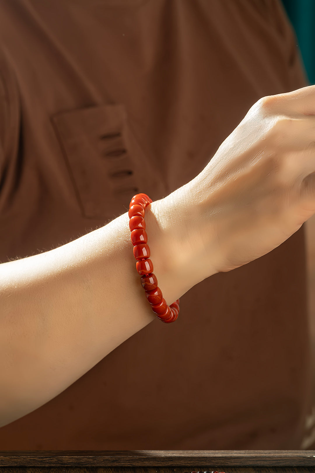 Vermilion Tide 珠紅 Bracelet